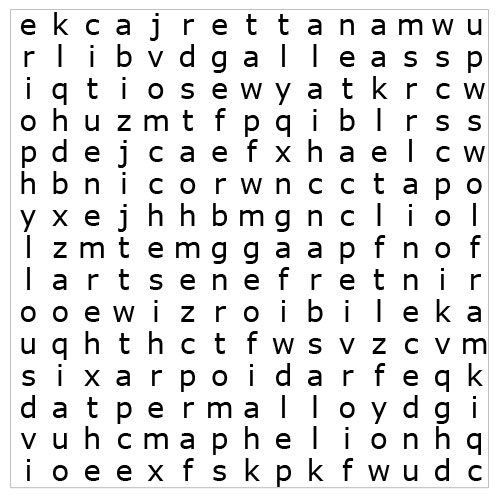Random Wordsearch 3