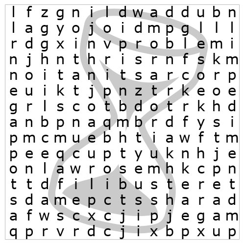 Slightly Delayed Wordsearch Board