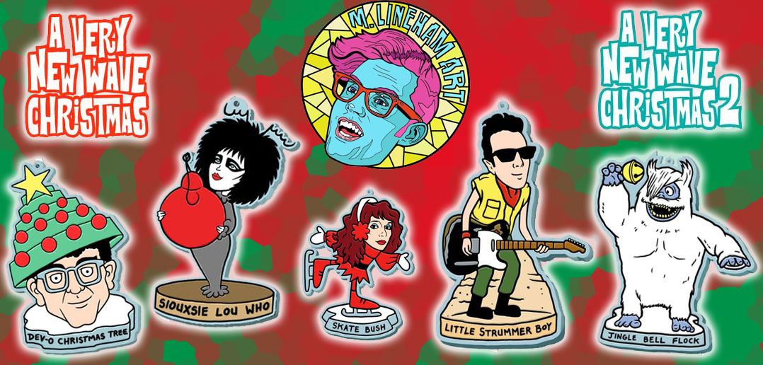 New Wave Christmas Ornaments