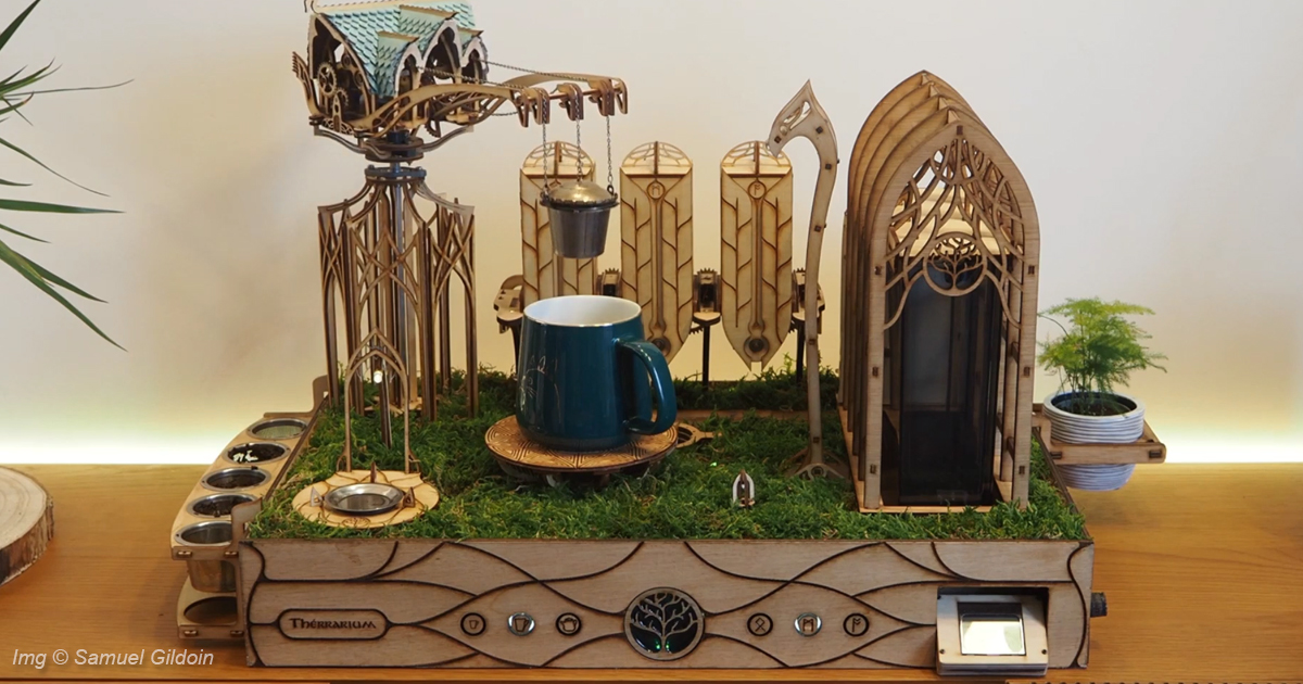 Therrarium, the Elvish Tea Machine by Samuel Goldoin